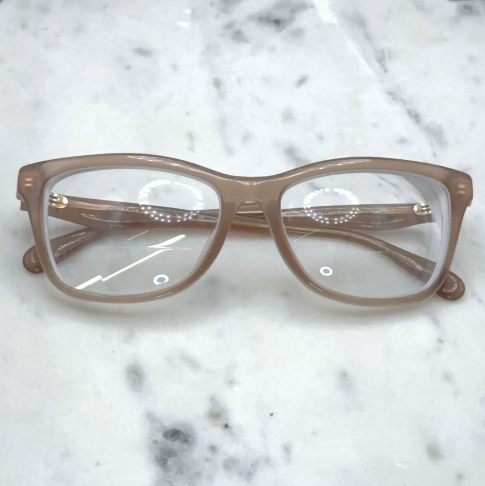 Coach HC 6231U 5808 Milky Light Brown Full Rim Eyeglasses Frames Only 54-16-140